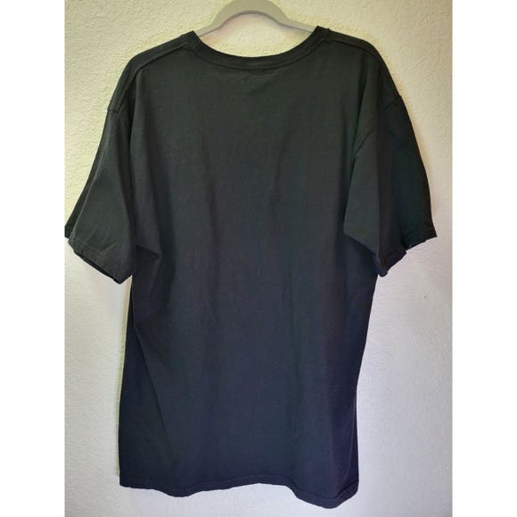 Hurley  Short Sleeve T Shirt Mens Large Black With Hurley Wave Logo - Picture 3 of 3